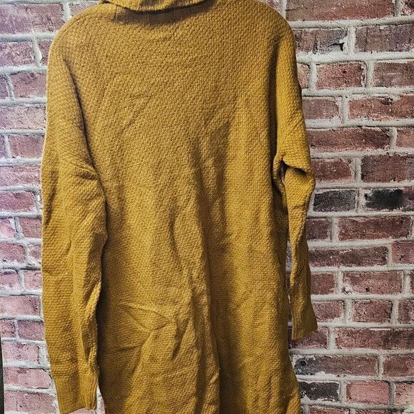 Women's MADEWELL Foldover Turtleneck Sweater Dress Large AF199 - Picture 6 of 6